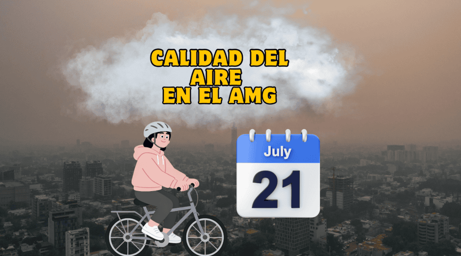 La mañana de este martes 21 de julio en el AMG se registra buena calidad del aire en Atemajac con 6 puntos IMECA. EL INFORMADOR / ARCHIVO