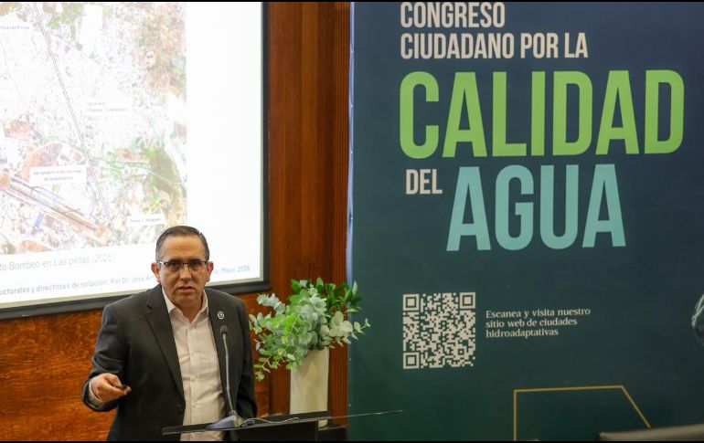 El especialista en materia hídrica, Gleason Espindola, explicó que, en general, la crisis deviene de dos problemas clave: por una parte la escasez y por la otra la contaminación del líquido. EL INFORMADOR/ A. Navarro