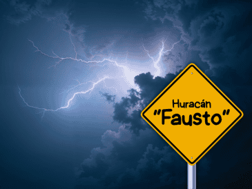 La trayectoria proyectada por los especialistas indica que el huracán "Fausto" continuará alejándose gradualmente del litoral nacional. ESPECIAL / CANVA