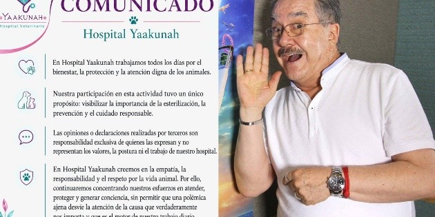 Continúa la polémica: Hospital veterinario se deslinda de visita de Pedro Sola