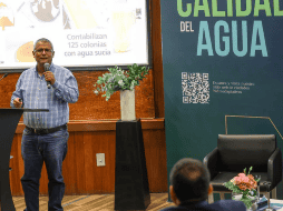 El especialista en gestión de agua y recursos hídricos, Josué Sánchez Tapetillo, propuso la creación de un observatorio ciudadano para vigilar al SIAPA. EL INFORMADOR / A. NAVARRO