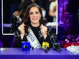 Fatima Bosch, Miss Universo 2025, durante un evento celebrado en Intermoda. EL INFORMADOR / J. ACOSTA
