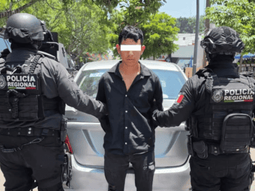 Fue detenido quien se identificó como Miguel "N", de 19 años de edad. ESPECIAL