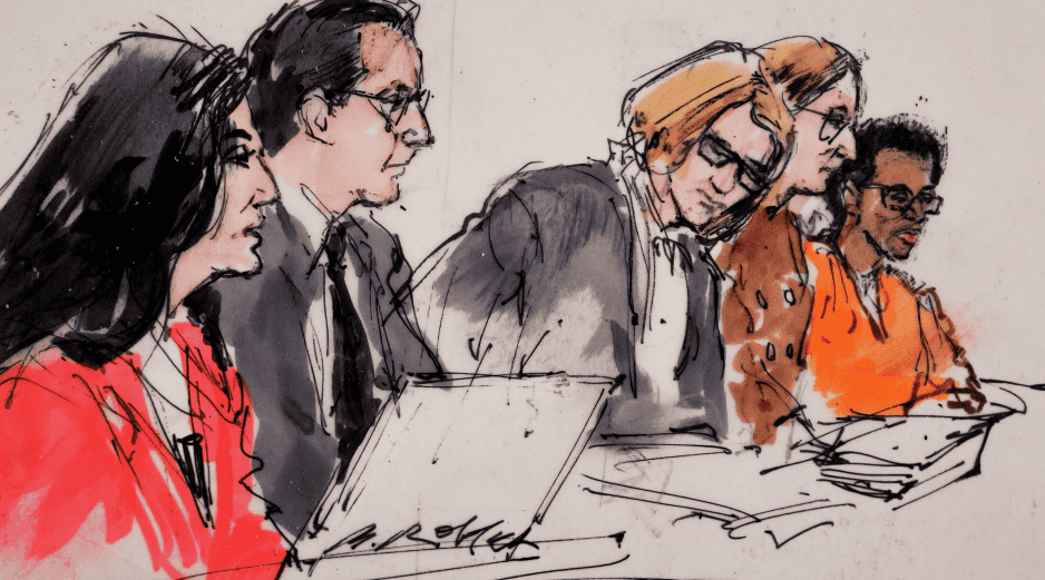 Los fiscales alegan que D4vd mantenía una relación sexual con la adolescente desde hacía varios meses, cuando él tenía 18 años. AP/COURTROOM SKETCH
