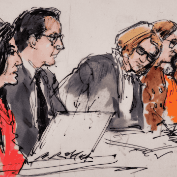 Los fiscales alegan que D4vd mantenía una relación sexual con la adolescente desde hacía varios meses, cuando él tenía 18 años. AP/COURTROOM SKETCH