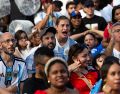 La iniciativa argentina se suma a otras protestas similares surgidas durante el Mundial 2026. EFE/O. Barría
