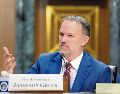 Jamieson Greer, representante comercial de EU, endureció la postura de Washington al vincular la renovación del T-MEC con temas ajenos al comercio. Se reunirá hoy con autoridades mexicanas en una nueva ronda de negociaciones. AFP/A. Harnik