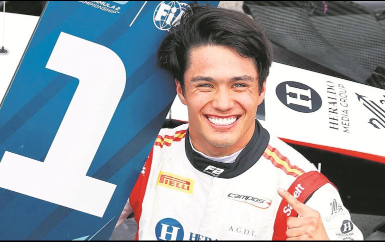 Noel León. Con apenas 21 años, el regiomontano busca aprovechar el impulso del automovilismo nacional. ESPECIAL