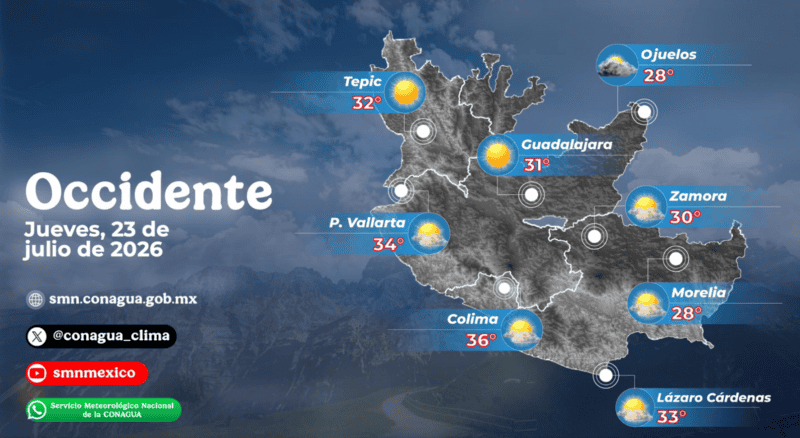 X / @conagua_clima&nbsp;