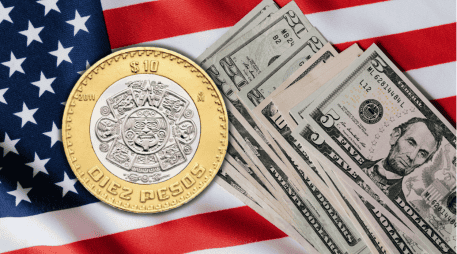 El tipo de cambio registra una depreciación del 0.68% para el peso mexicano, superando la barrera de las 17.50 unidades en las primeras horas de operación. ESPECIAL/Canva
