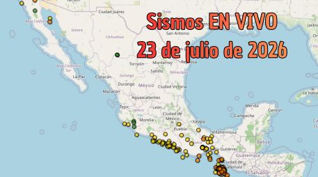 EN VIVO | Sismos en México | Jueves 23 de julio. ESPECIAL / SSN
