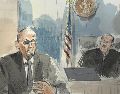 El autor testificó en el juicio por terrorismo del hombre condenado por apuñalarlo. AP