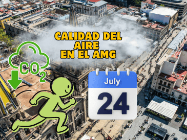 La mañana de este viernes 24 de julio se registra buena calidad del aire en Atemajac y Oblatos con 8 puntos IMECA. EL INFORMADOR / ARCHIVO