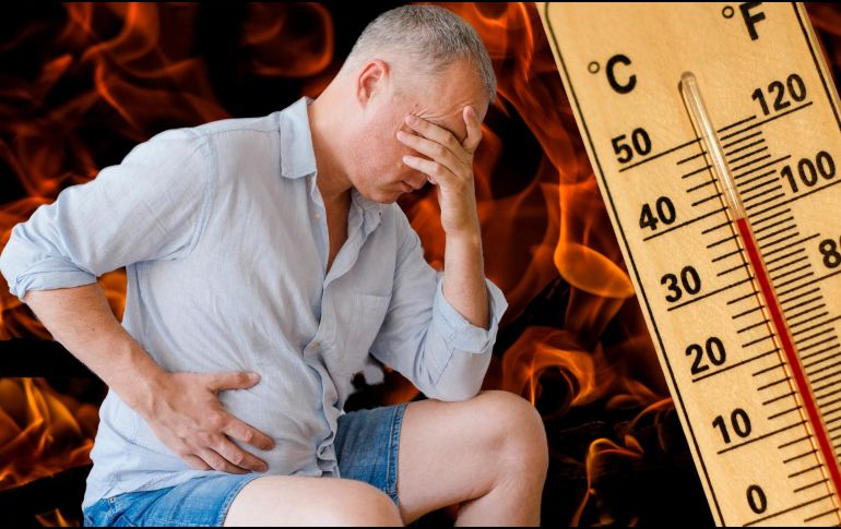 El calor puede alterar el equilibrio del organismo al favorecer la pérdida de líquidos y electrolitos, lo que incrementa el riesgo de deshidratación y algunas enfermedades. ESPECIAL / CANVA