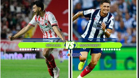 Con dos planteles que arrancaron el torneo con el pie derecho, el duelo promete medir el momento que atraviesan Necaxa y Monterrey en las primeras semanas de competencia. ESPECIAL / IMAGO7 y CANVA