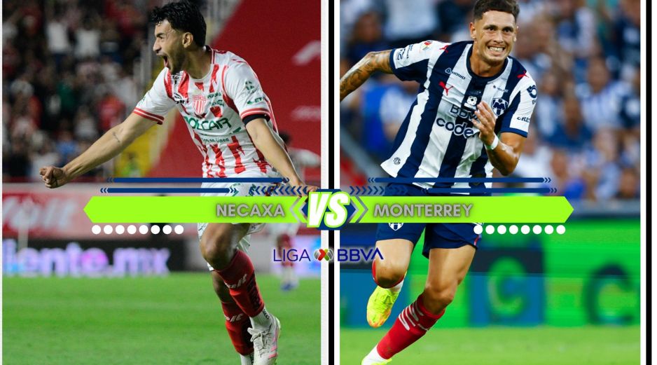 Con dos planteles que arrancaron el torneo con el pie derecho, el duelo promete medir el momento que atraviesan Necaxa y Monterrey en las primeras semanas de competencia. ESPECIAL / IMAGO7 y CANVA
