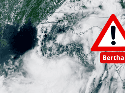 “Bertha” es la segunda tormenta tropical formada en el océano Atlántico. ESPECIAL / NOOA
