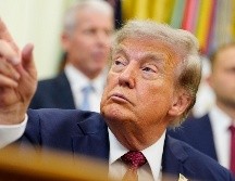 Trump aseguró que Estados Unidos está preparado para actuar, aunque mantiene abiertas las conversaciones con las autoridades iraníes. EFE/B. Cash