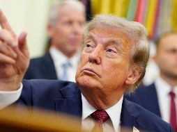 Trump aseguró que Estados Unidos está preparado para actuar, aunque mantiene abiertas las conversaciones con las autoridades iraníes. EFE/B. Cash