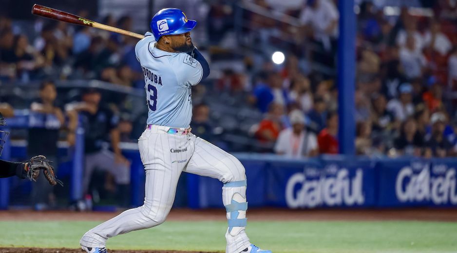 Allen Córdoba remolcó dos carreras en el juego, incluida la de la victoria. CORTESÍA/Charros de Jalisco