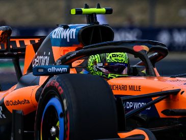 Norris cubrió los 4.381 metros de la pista húngara en un minuto, 17 segundos y 939 milésimas. EFE/B. Bodnar