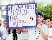 Familiares de Dafne Zapata mantienen sus protestas para dar con los culpables de su muerte. SUN