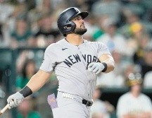 Jasson Domínguez. El dominicano volvió a responder con el madero al conectar un jonrón que encaminó el triunfo de su equipo. AP