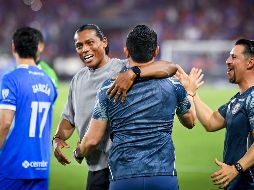Joel Huiqui, director tecnico durante el partido correspondiente al Campeón de Campeones 2025-2026 de la Liga BBVA MX, entre los Diablos Rojos del Toluca y la Máquina Celeste del Cruz Azul, realizado en el Dignity Health Sports Park. Imago7