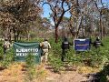 Los uniformados detectaron en una zona conocida como "El Llano", un terreno en donde observaron plantas con las características de la marihuana. ESPECIAL