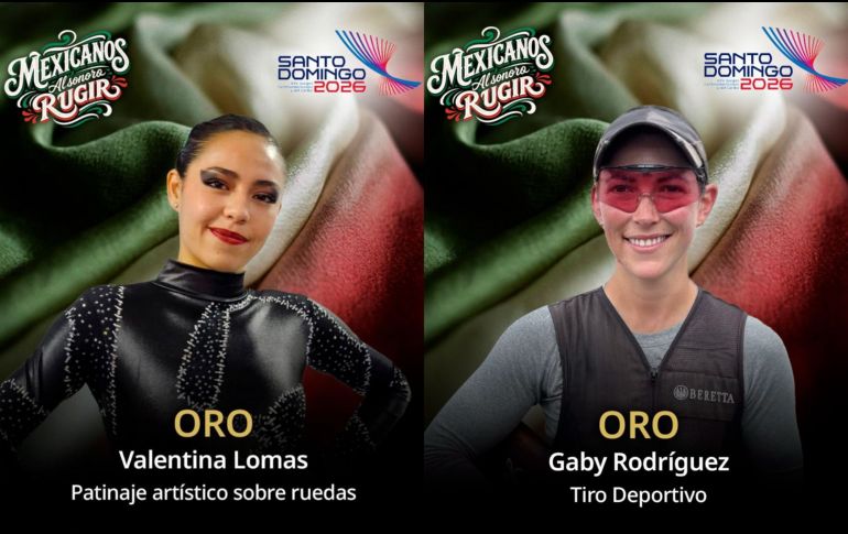La delegación mexicana volvió a incrementar su cosecha de medallas para mantenerse en la cima del medallero de Santo Domingo 2026. X/@conadeoficial.