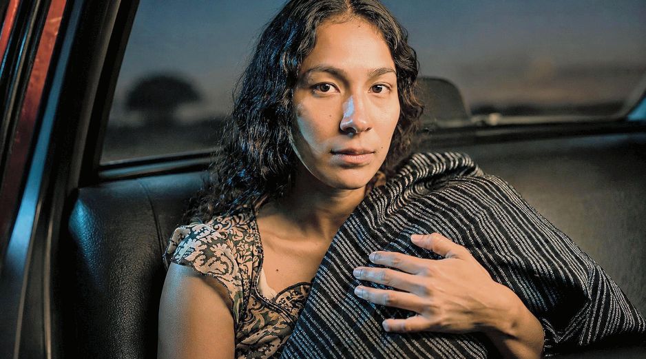 La foto muestra a la actriz Yoshira Escárrega interpretando a Guadalupe en la serie de suspenso “No Tengo Miedo”. CORTESÍA