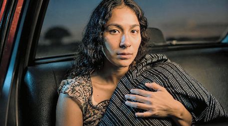 La foto muestra a la actriz Yoshira Escárrega interpretando a Guadalupe en la serie de suspenso “No Tengo Miedo”. CORTESÍA