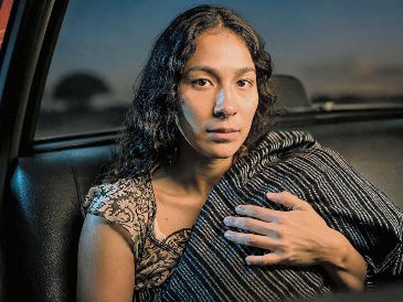 La foto muestra a la actriz Yoshira Escárrega interpretando a Guadalupe en la serie de suspenso “No Tengo Miedo”. CORTESÍA
