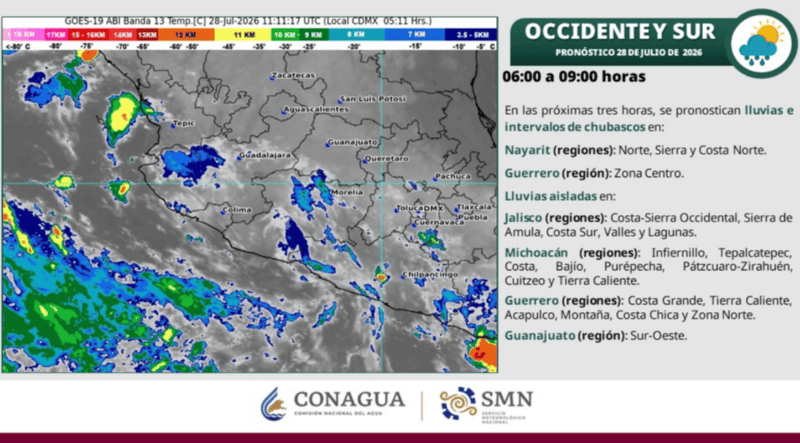 X / @conagua_clima&nbsp;