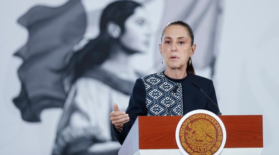 Sheinbaum defendió la actuación de la FGR y aseguró que la investigación cuenta con los elementos suficientes para sustentar las decisiones judiciales adoptadas hasta ahora. EFE/I. Esquivel