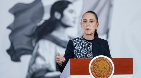 Sheinbaum defendió la actuación de la FGR y aseguró que la investigación cuenta con los elementos suficientes para sustentar las decisiones judiciales adoptadas hasta ahora. EFE/I. Esquivel
