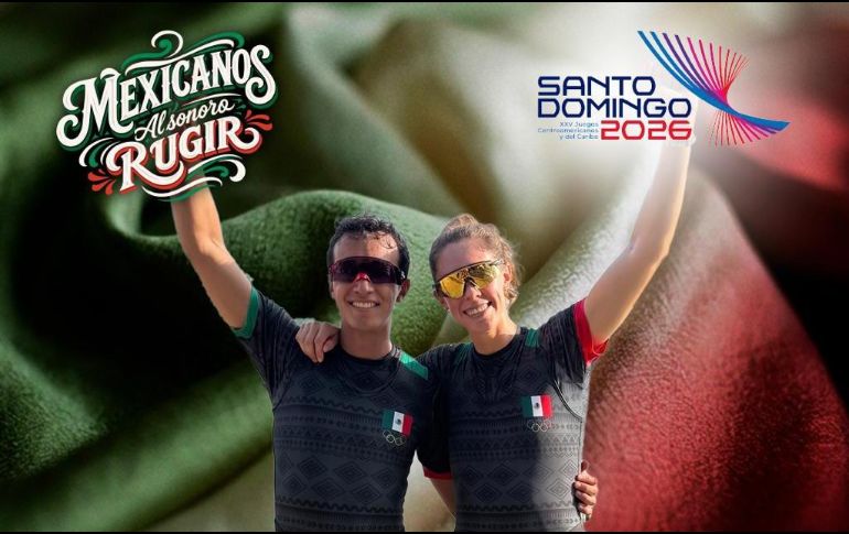 RAFAEL MEJÍA Y MAITE ARRILLAGA. México ha subido al podio en cada uno de los once eventos con medallas disputados en remo durante los Juegos Centroamericanos y del Caribe 2026. X / @conadeoficial