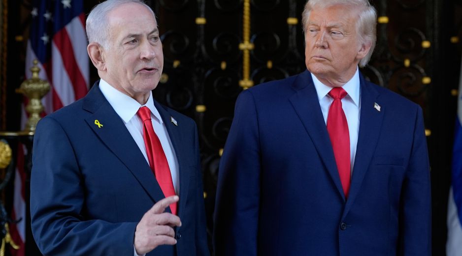 El presidente estadounidense Donald Trump y el primer ministro israelí Benjamin Netanyahu en Mar-a-Lago. AP / ARCHIVO