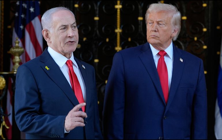 El presidente estadounidense Donald Trump y el primer ministro israelí Benjamin Netanyahu en Mar-a-Lago. AP / ARCHIVO