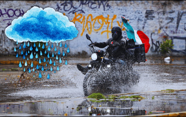 El origen de estas lluvias radica en varios fenómenos que afectan al occidente del país. EL INFORMADOR / ARCHIVO