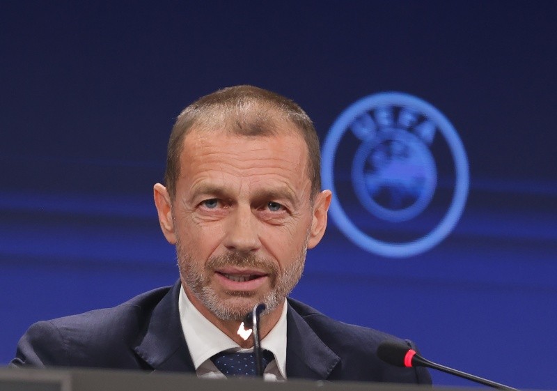 Aleksander Čeferin, presidente de la UEFA. EFE / ARCHIVO