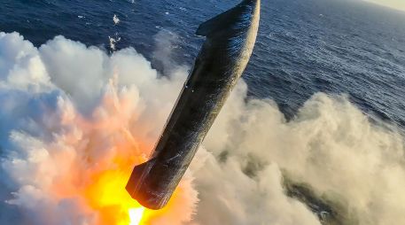 El test también puso en órbita veinte satélites V3. EFE / SPACEX