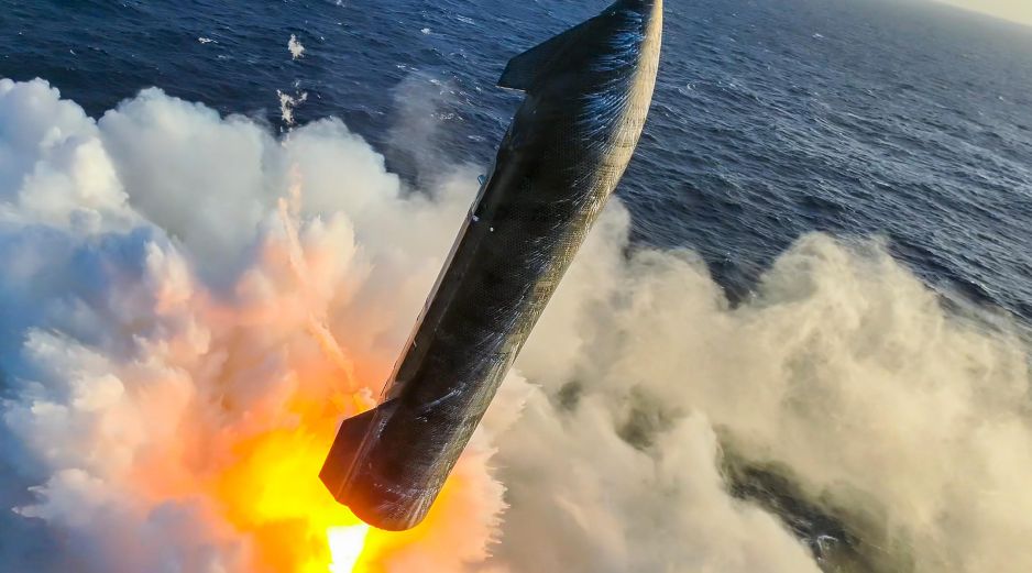 El test también puso en órbita veinte satélites V3. EFE / SPACEX