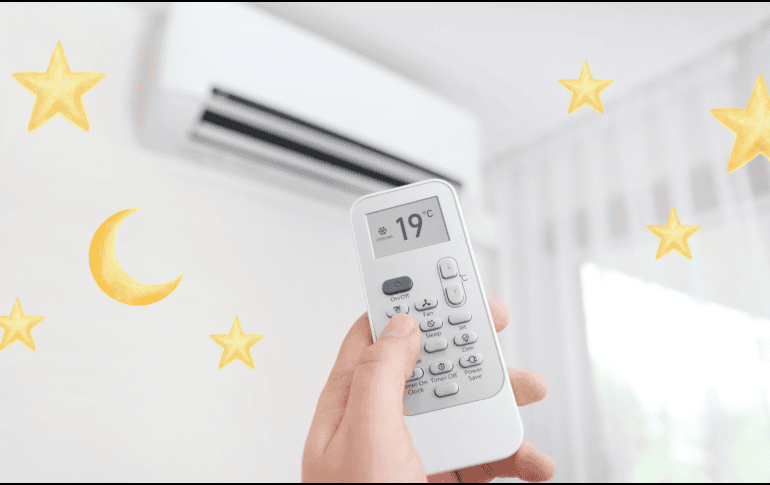 El problema no es dormir con el aire acondicionado encendido, sino cómo se utiliza. CANVA