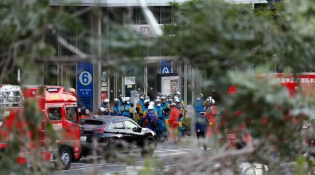 El terremoto tuvo lugar a las 16:27 hora local del martes, y su epicentro se ubicó a unos 10 kilómetros de profundidad bajo la prefectura de Kumamoto. EFE/JIJI PRESS
