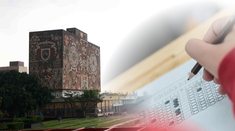 Claudia Sheinbaum reiteró que la UNAM, por su autonomía, deberá definir cómo atender las fallas detectadas en el examen de ingreso en línea. ESPECIAL / SUN y CANVA