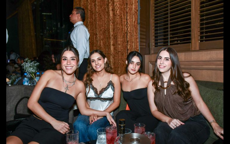 Arauz, Valeria Flores, Natalia López y Alexa Jiménez. GENTE BIEN JALISCO / M. Rached