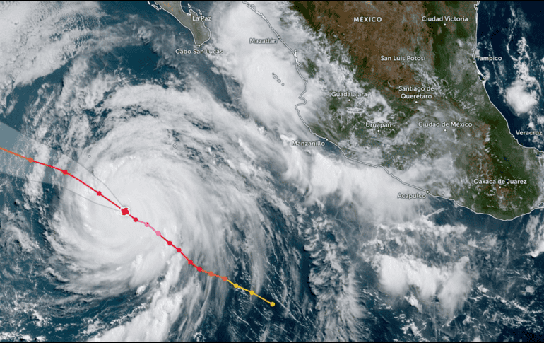 “Genevieve” se convirtió en el primer superhuracán de gran escala en el Pacífico Oriental en dos años. ESPECIAL / NOAA