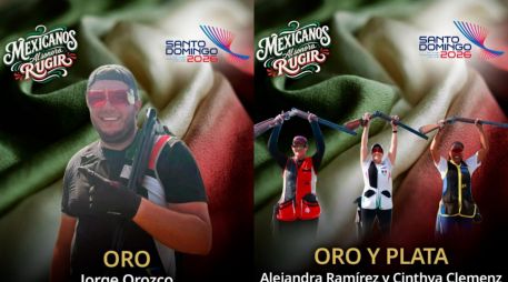 Jorge Orozco y Alejandra Ramírez encabezaron el doblete dorado de Jalisco en la fosa y aseguraron su clasificación a Lima 2027. X/ @conadeoficial.