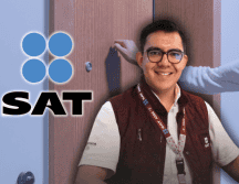 El SAT aclaró que no realiza visitas domiciliarias masivas ni bloqueos de cuentas bancarias. La autoridad fiscal pide a los contribuyentes evitar fraudes. ESPECIAL/SAT/Canva